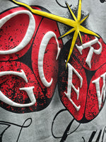 Load image into Gallery viewer, LIGHT GREY ALL HUSTLE NO LUCK T-SHIRT