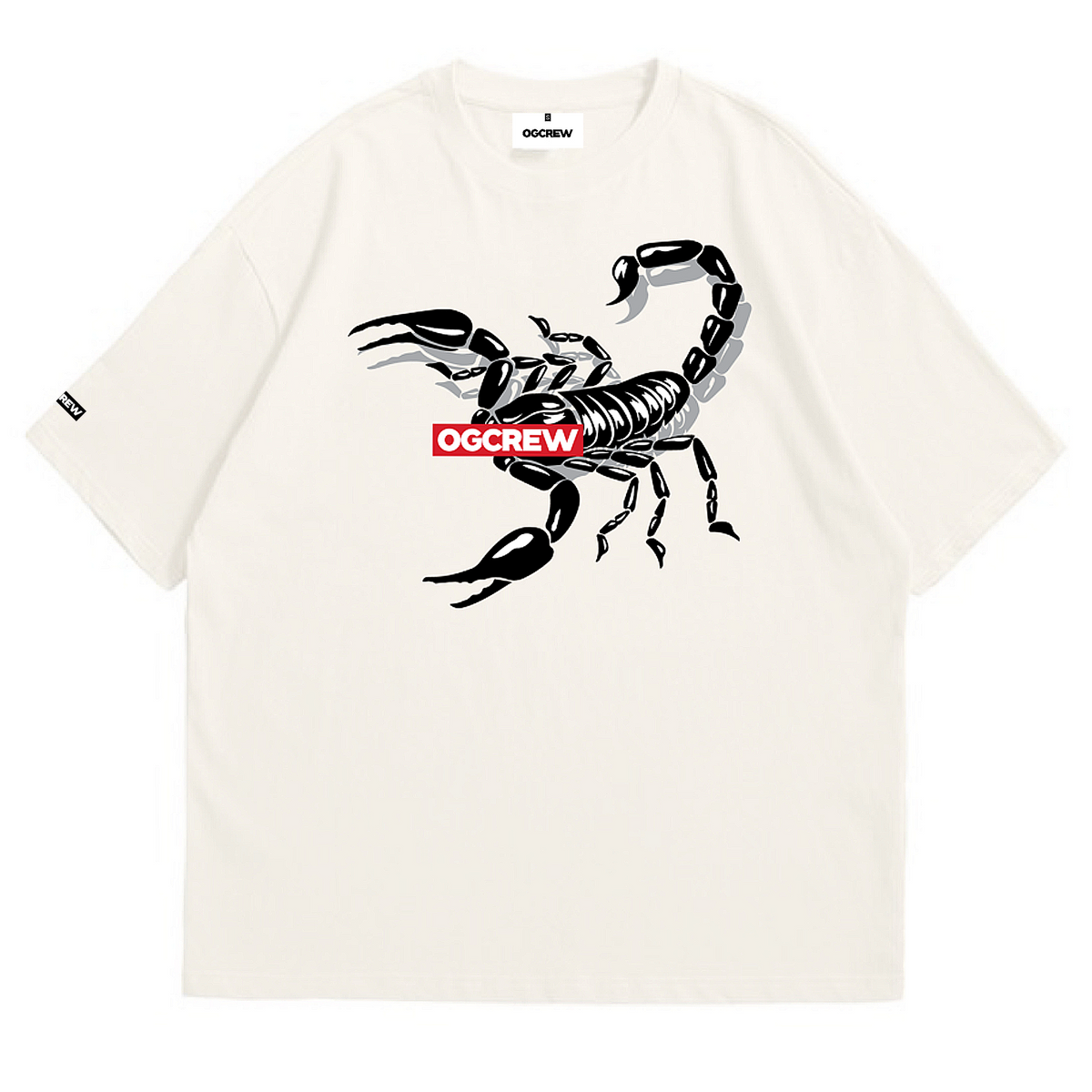 トップス GIBOUS SCORPION SHIRT WHITE トップス GIBOUS SCORPION