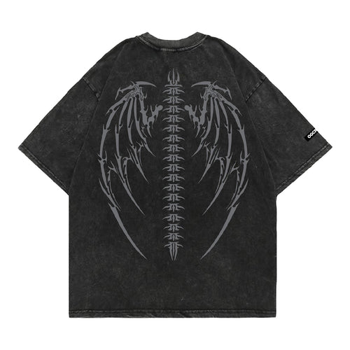 ACID WASH WINGS T-SHIRT