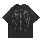 ACID WASH WINGS T-SHIRT