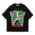 BLACK ZOMBIE RIBS T-SHIRT