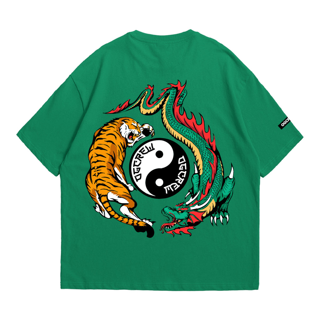 GREEN DRAGON TIGER T-SHIRT