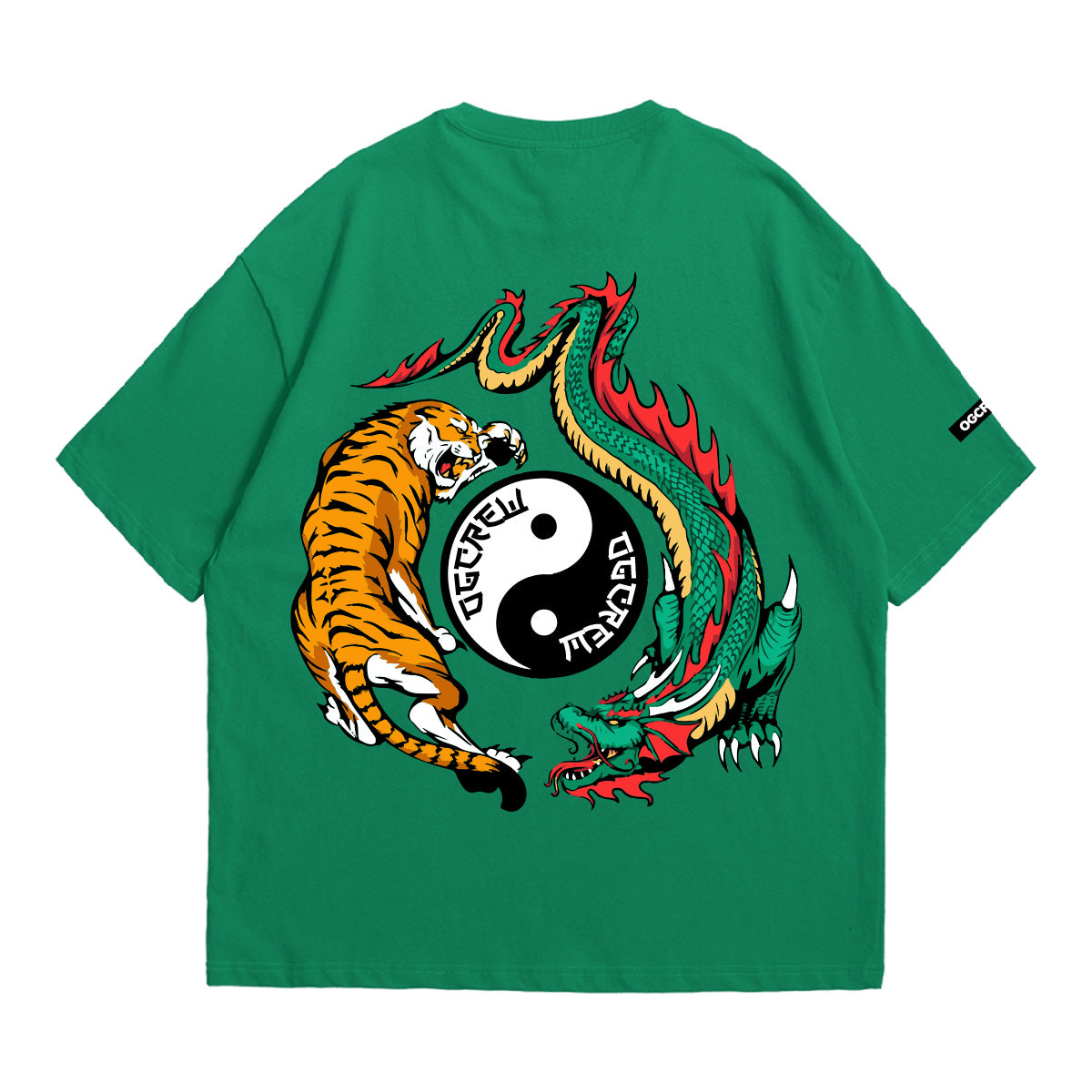 GREEN DRAGON TIGER T-SHIRT