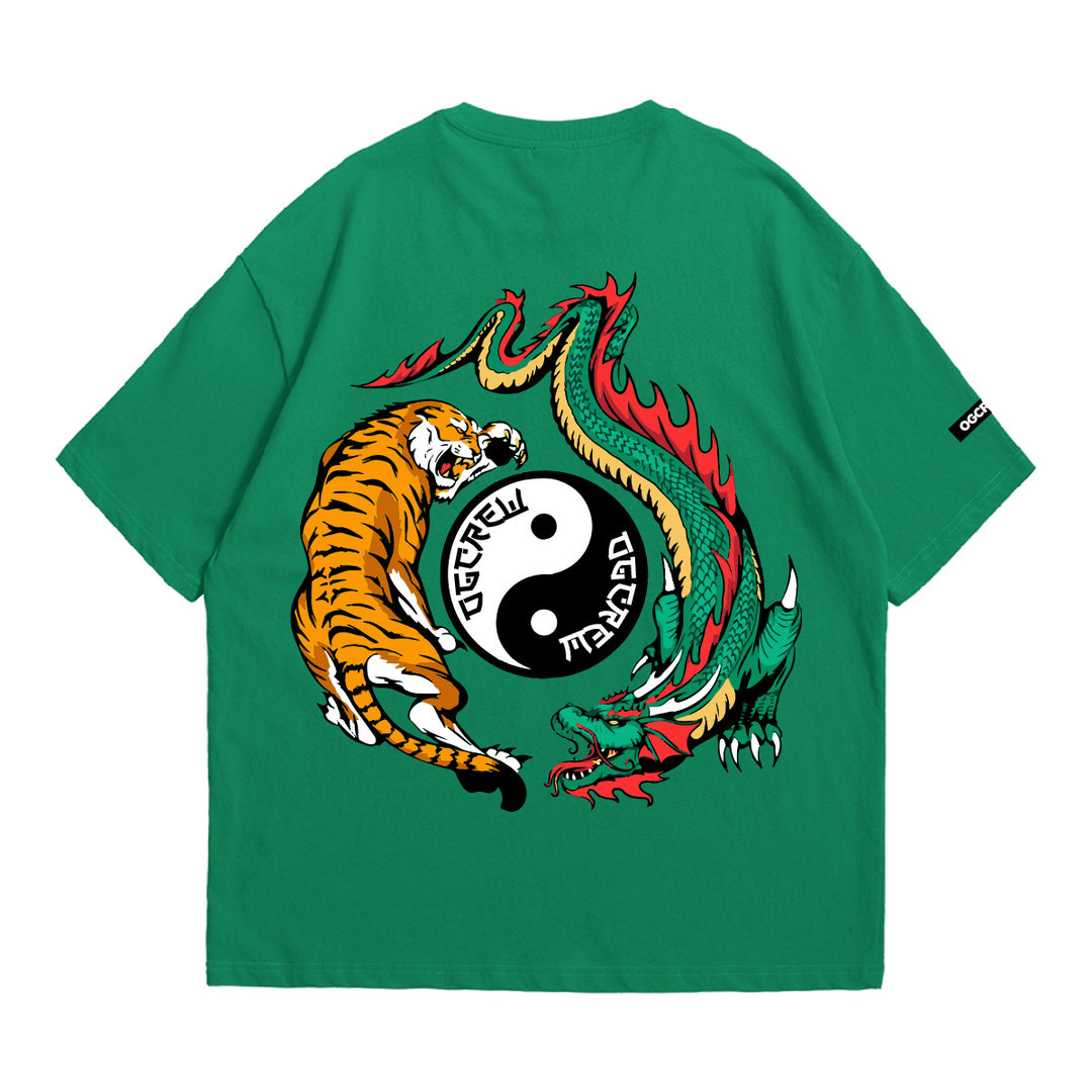 GREEN DRAGON TIGER T-SHIRT