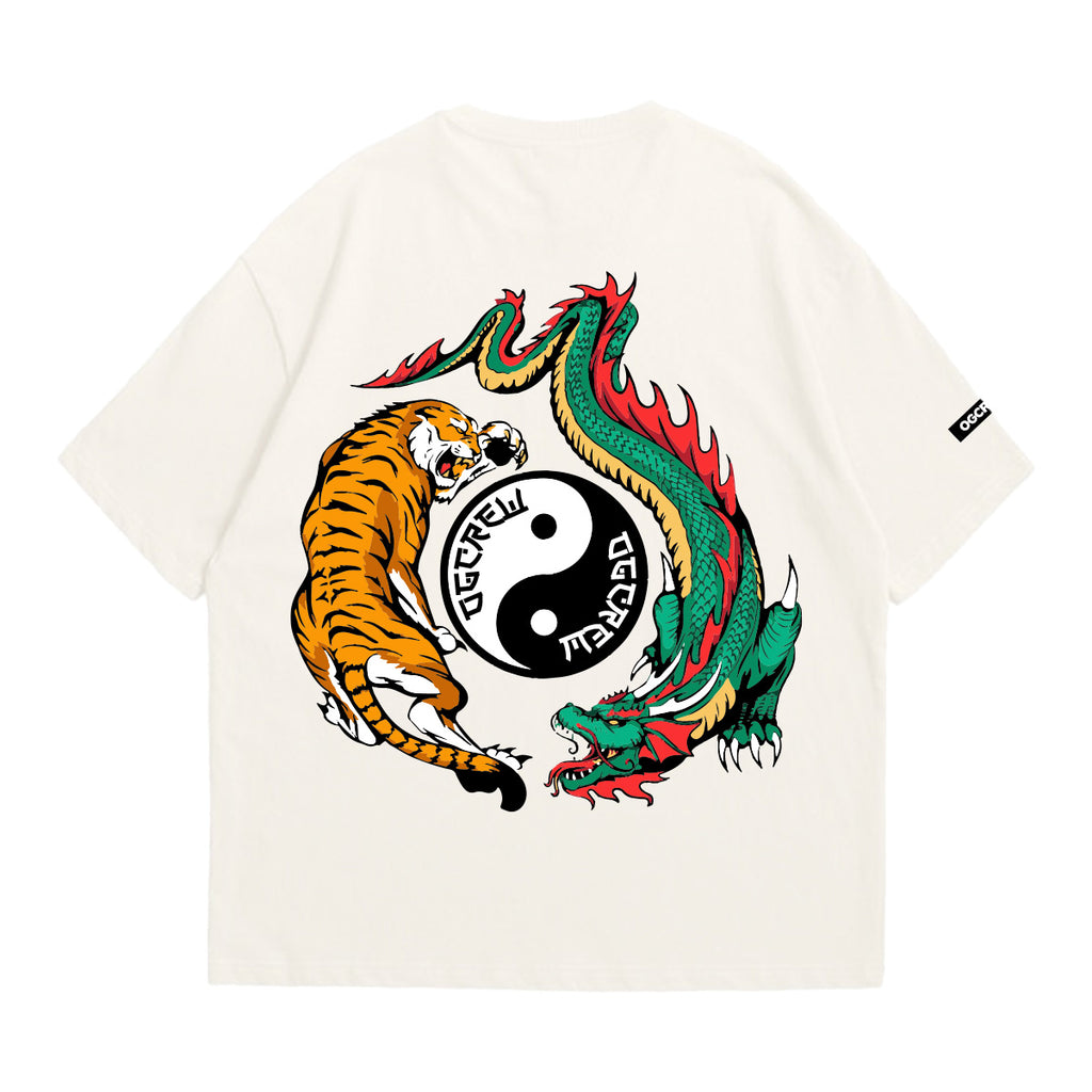 OFF WHITE DRAGON TIGER T-SHIRT