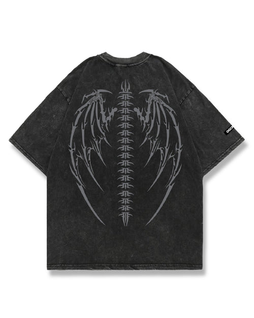 ACID WASH WINGS T-SHIRT