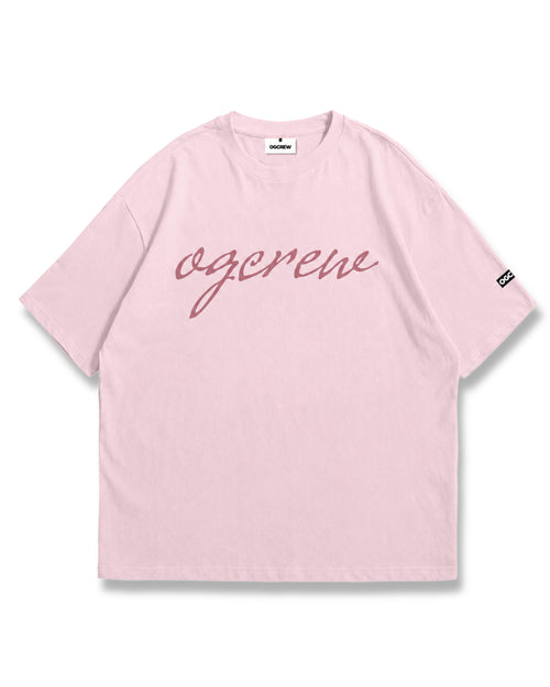 BABY PINK FORBIDDEN SERPENT BLOOM T-SHIRT