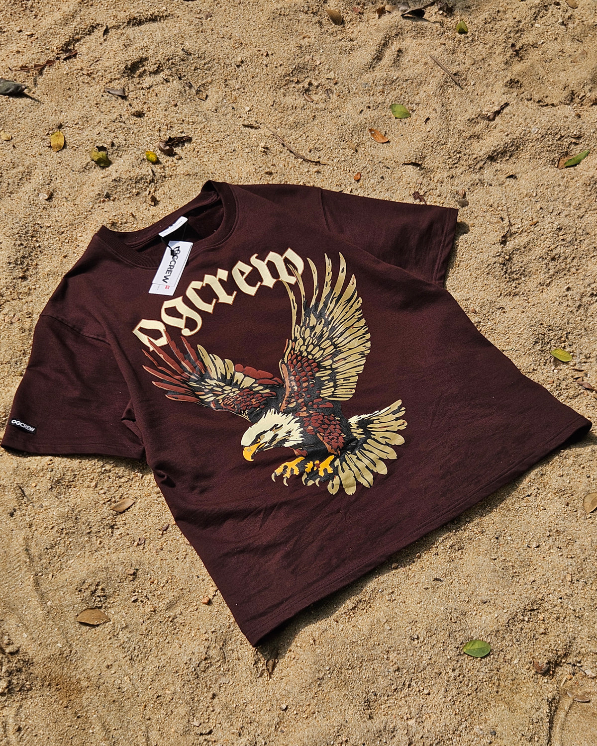 MOCHA BROWN EAGLE T-SHIRT