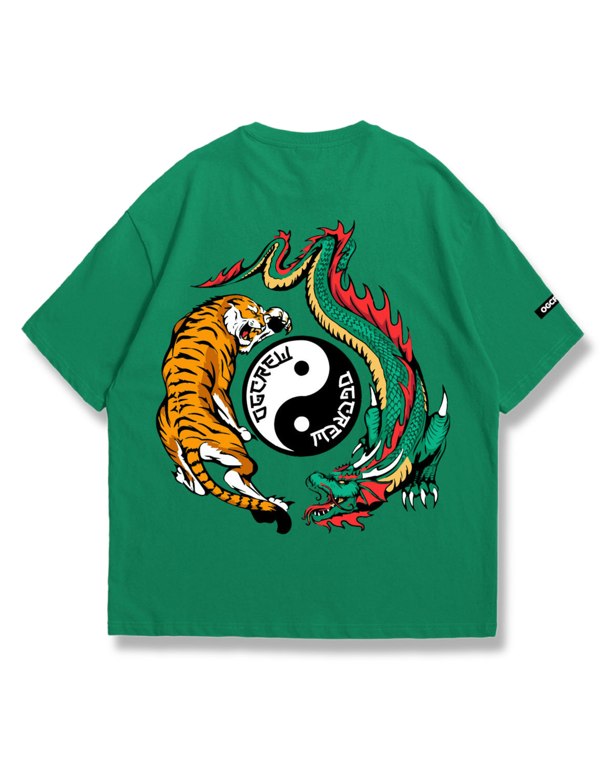 GREEN DRAGON TIGER T-SHIRT