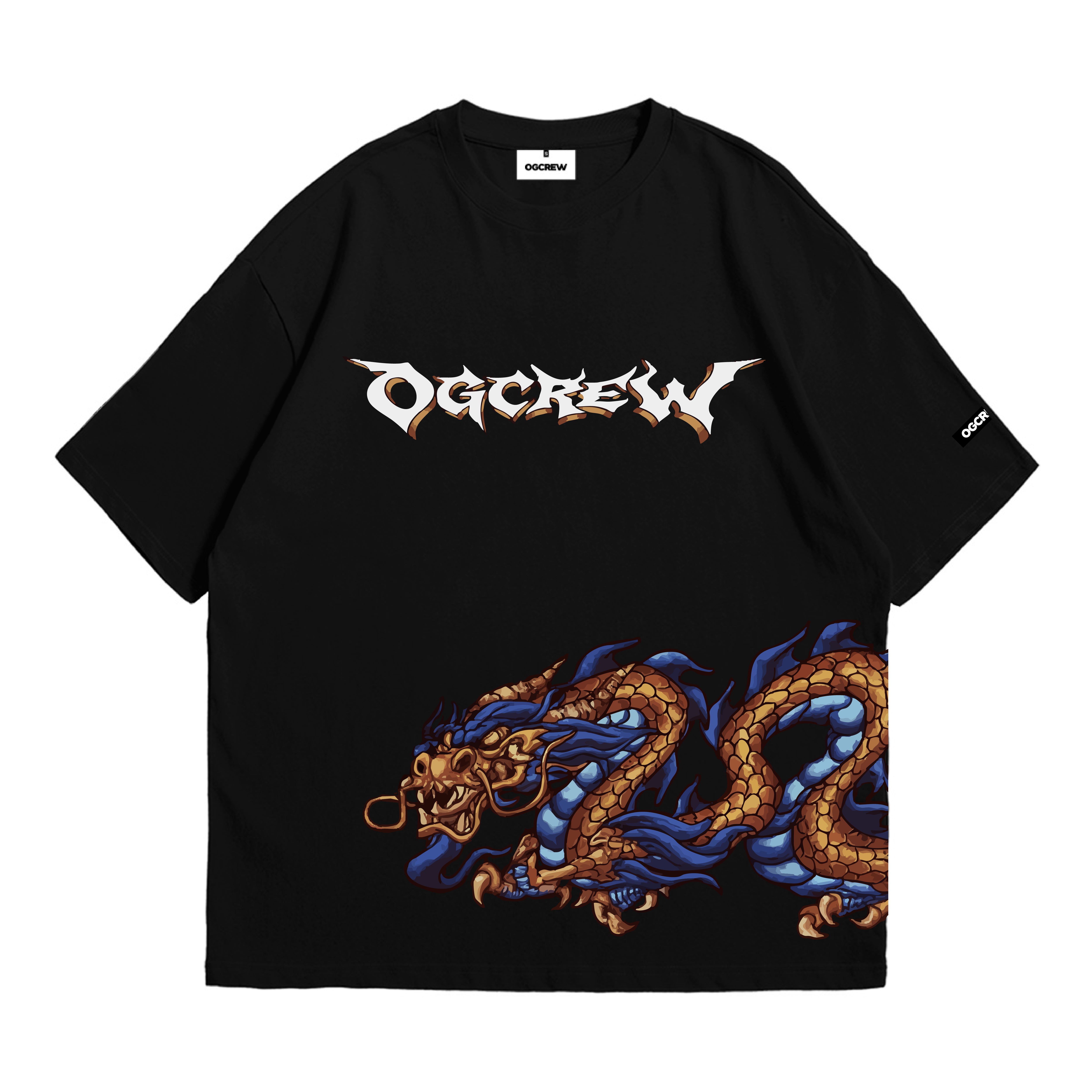 BLACK EASTERN DRAGON T-SHIRT – OGCREW
