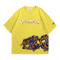 LIME YELLOW EASTERN DRAGON T-SHIRT