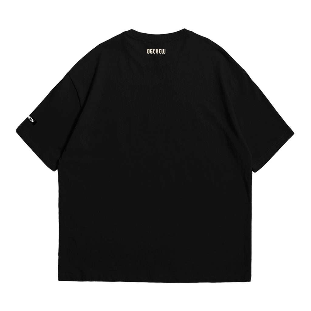 BLACK ZOMBIE RIBS T-SHIRT