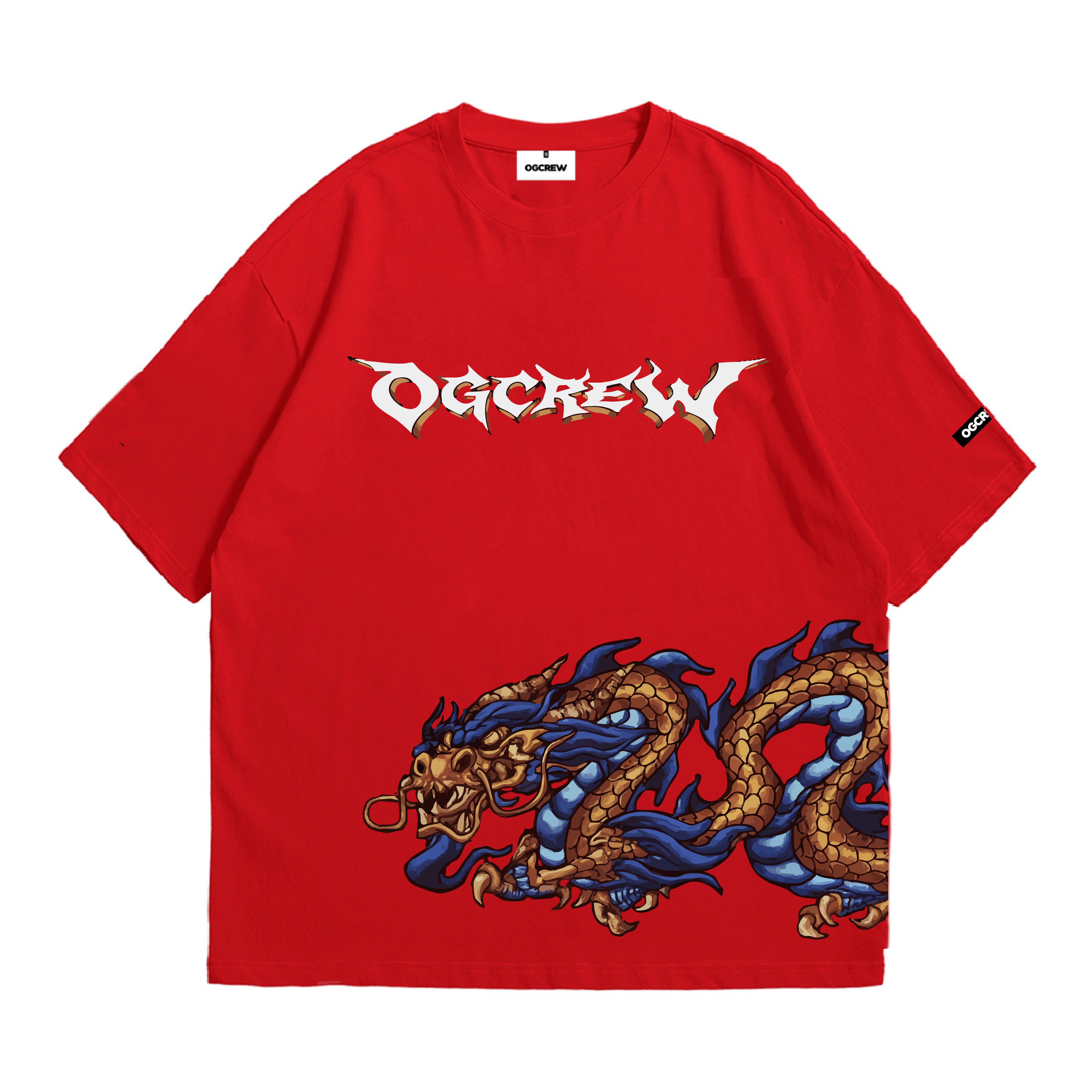 RED EASTERN DRAGON T-SHIRT – OGCREW