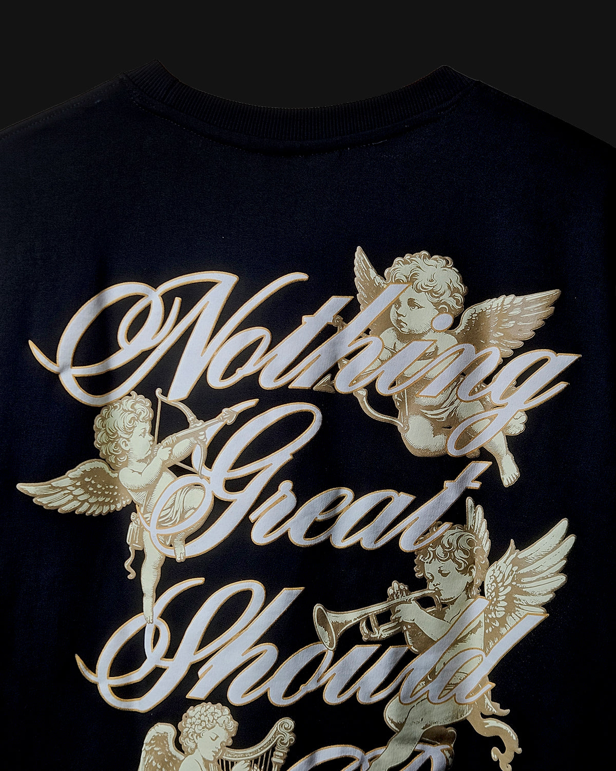 BLACK CHERUBS T-SHIRT