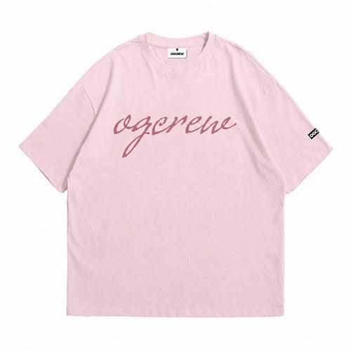 BABY PINK FORBIDDEN SERPENT BLOOM T-SHIRT